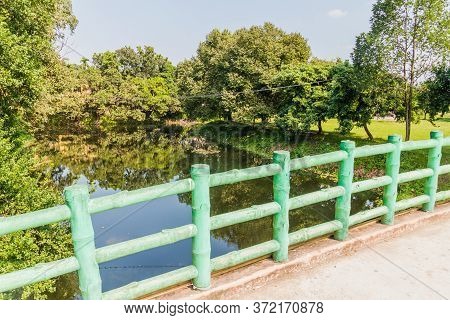 Garden Of Sadarbari Palace In Sonargaon Town, Bangladesh