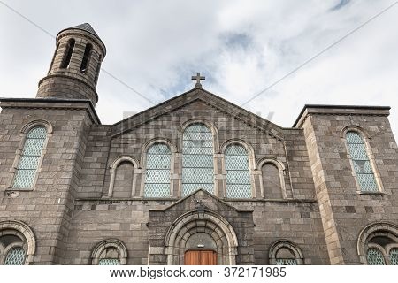 Architecture Detail Of The Church Of The Sacred Heart  In Dublin, Ireland