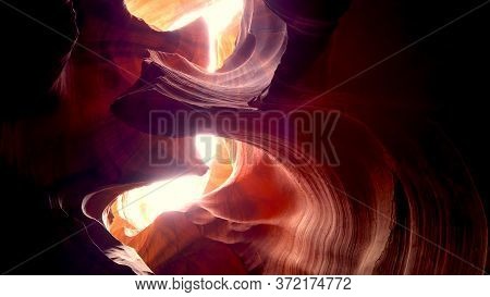 Stunnig View In The Antelope Canyon Arizona