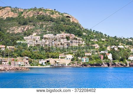 Beach In Theoule Sur Mer, French Riviera