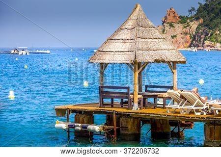 Pavilion In A Beach In South Of France