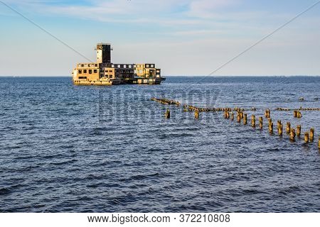The Old Torpedo Station In Babie Doly. Baltic Sea, Poland, Europe.