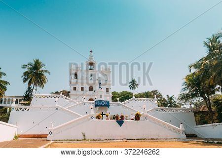 Panaji, Goa, India. Our Lady Of The Immaculate Conception Church Is Located In Panjim. Famous Landma