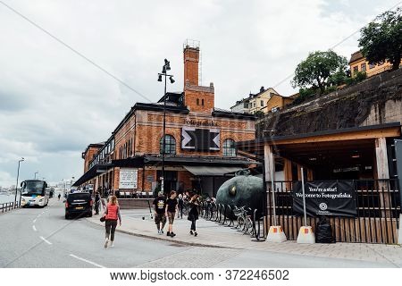 Stockholm, Sweden - August 8, 2019: View Of Fotografiska, A Museum For Contemporary Photography In S