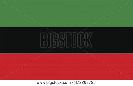 Template Card With  Juneteenth Freedom Day Flag In Vector Format. Juneteenth Symbol Background. Conc