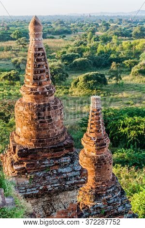Detail Of Ta Wet Hpaya Temple In Bagan, Myanmar