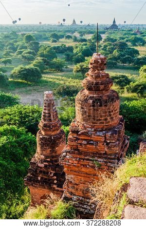 Detail Of Ta Wet Hpaya Temple In Bagan, Myanmar