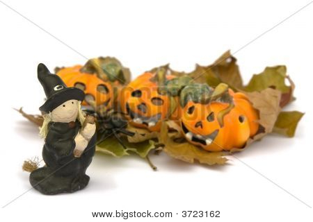 Halloween-Serie auf weiß