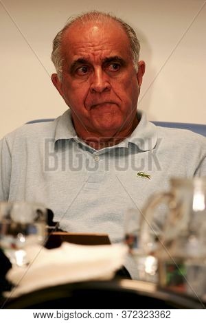 Porto Seguro, Bahia / Brazil - June 7, 2010: Ex-governor Of Bahia, Paulo Souto Is Seen During A Visi