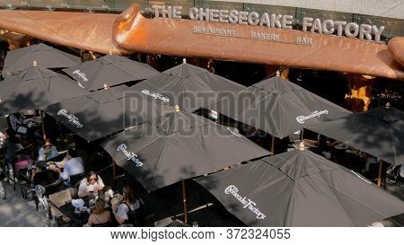 The Cheesecake Factory At John Hancock Building In Chicago - Chicago, Usa - June 11, 2019