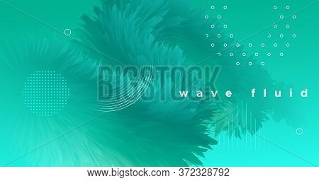 Blue Gradient Fluid. Flow Abstract Movement. Graphic Background. Color Modern Gradient Fluid. Creati
