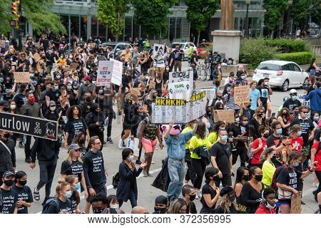 Anti-racism Rally.     Vancouver  Bc Canada    June 19th 2020