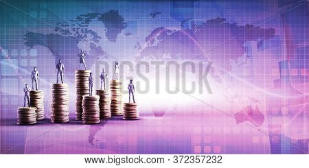 Digital Banking Platform Services and Fintech Concept 3d Render