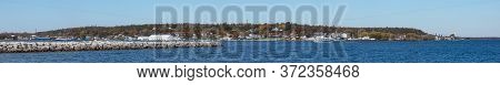 St. Ignace, Michigan, Usa, During Autumn Landscape
