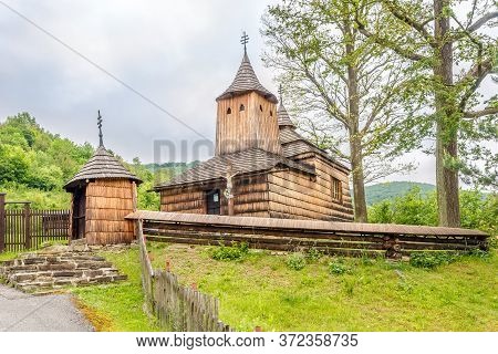 View At The Church Of Saint Bazil The Great In Village Krajne Cierno - Slovakia