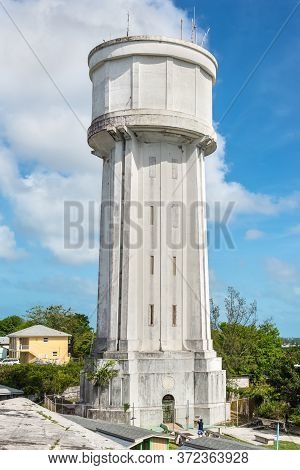 Nassau, Bahamas - May 3, 2019: Water Tower In Nassau, Bahamas. This Is A Main Tourist Attraction And