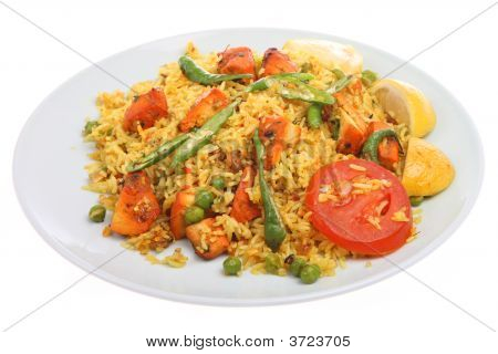 Curry de Poulet Tikka Biriani