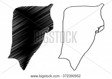 Barisal City (peoples Republic Of Bangladesh) Map Vector Illustration, Scribble Sketch City Of Baris