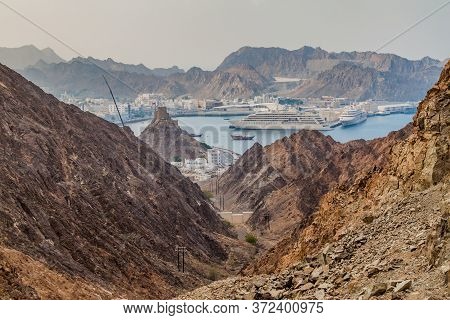 View Of Muttrah Port In Muscat, Oman