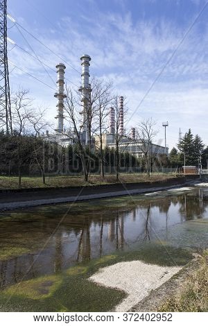 View Of Turbigo Electric Plant