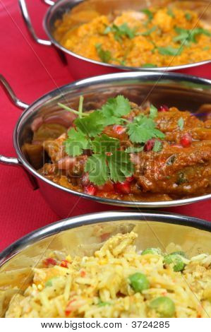 Pasto di Curry indiano