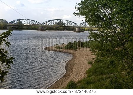 Fordon Bridge Rudolf Modrzejewski - A Rail-road Bridge, With A Lattice Structure, On The Vistula Riv