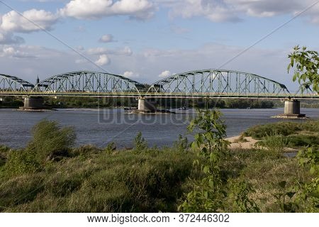 Fordon Bridge Rudolf Modrzejewski - A Rail-road Bridge, With A Lattice Structure, On The Vistula Riv