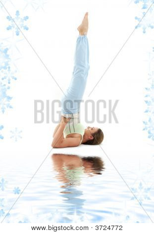 Salamba Sarvangasana podporované Shoulderstand