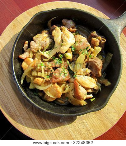 Huhn mit Gemüse