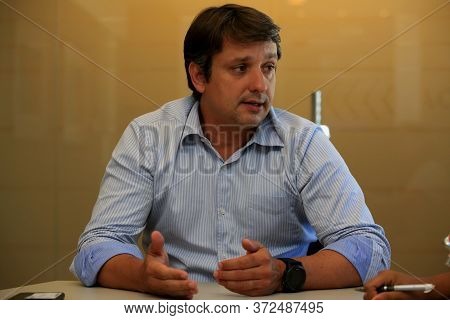 Salvador, Bahia / Brazil - January 23, 2018: Fabrizio Muller, Superintendent Of Transalvador, Entity