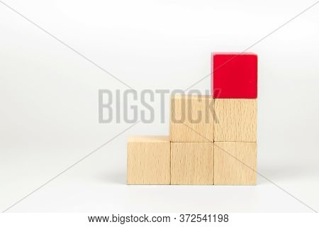 wooden block activity cube