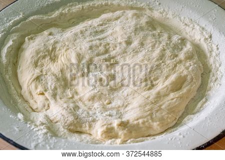 Dough For Georgian Traditional Food Khachapuri, Food