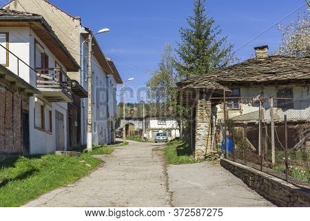 Staro Stefanovo, Bulgaria - April 9, 2014: Typical Houses At Historical Village Of Staro Stefanovo, 