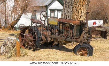 Historic Ghost Town Of Benton In The Sierra Nevada - Benton, United States - March 29, 2019