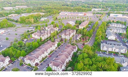 Aerial View Of Neighborhood House Of Manchester Connecticut