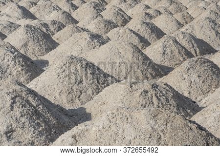 Salt Flats Near Afera Lake In The Danakil Depression In Ethiopia In Africa.