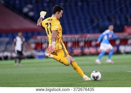 Roma. Italy. 17th June 2020. Italian Cup Final. Ssc Napoli Vs Juventus Fc .  Gianluigi Buffon Of Juv