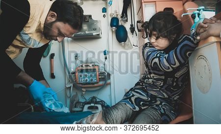 Children Crying Because They Are Afraid Of Treatment
