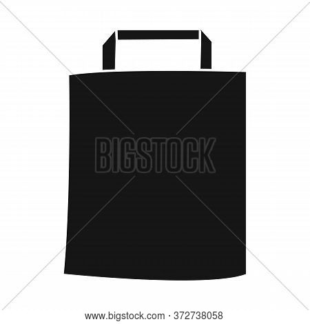 Vector Illustration Of Bag And Paper Sign. Web Element Of Bag And Minimarket Stock Vector Illustrati