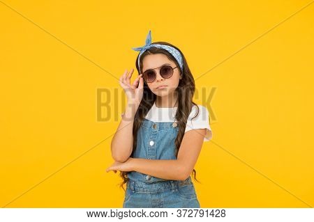 Summer Goodness. Headkerchief And Sunglasses - Summer Accessory. Beauty And Fashion. Happy Childhood