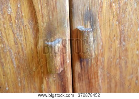 Old Wooden Cabinet Handles