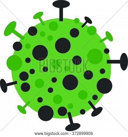 Corona Virus Covid 19 Vector Green Vector Illustration