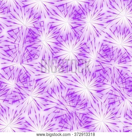 Abstract Springtime Lavender Flower Seamless Pattern Background, Dandelion. Seamless Patern Floral B