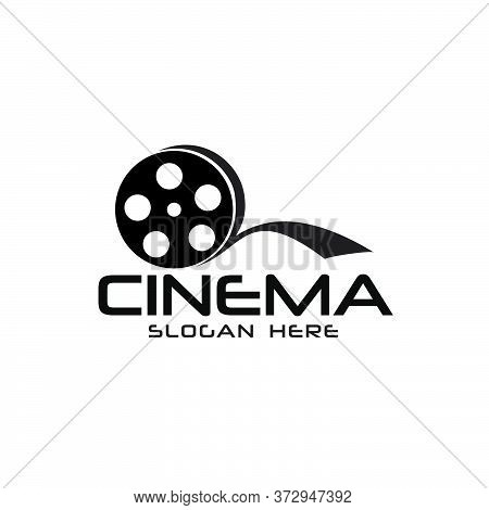Cinema Logo Design Vector Simple Template Icon