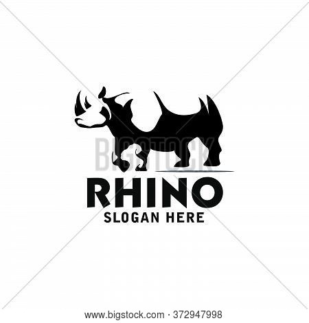 Rhino Logo Vector Design Template Icon Template