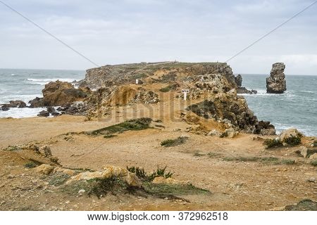 Beautiful Papoa Islet In Peniche, Portugal