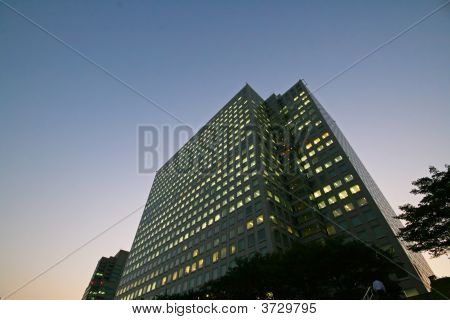 Office Building At Dusk