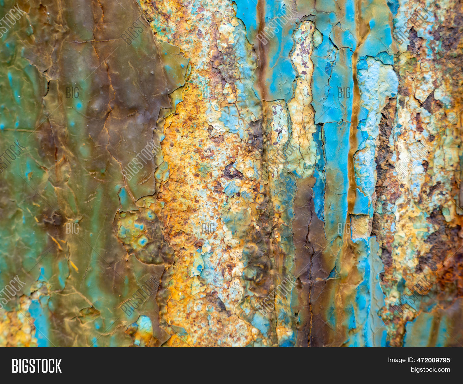 Rust On Blue Surface. Image & Photo (Free Trial) | Bigstock