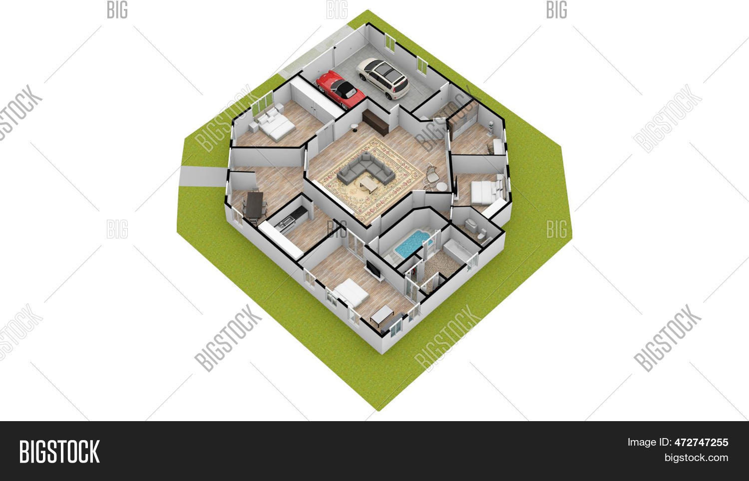 Floor Plans House 2 Image & Photo (Free Trial) | Bigstock