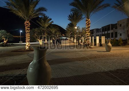 Area At The Church And At The Magdal Ruins Near The Archaeological Excavations In Magdala On The Gal